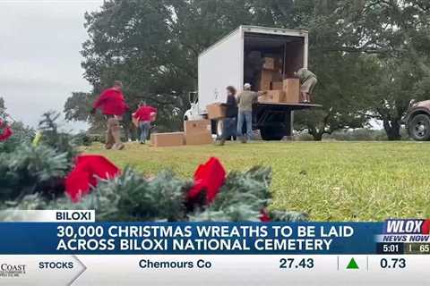 Over 30,000 wreaths to be laid across Biloxi National Cemetery