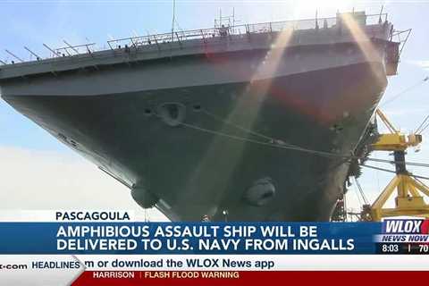 LIVE: Ingalls prepares to christen Navy amphibious assault ship