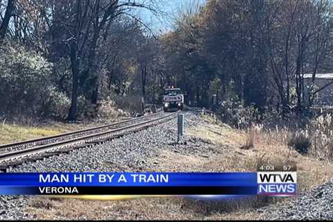 Man hit by train in Verona Monday morning