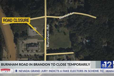 Burnham Road in Brandon to close temporarily