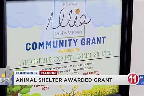 Lauderdale County animal shelter receives special grant