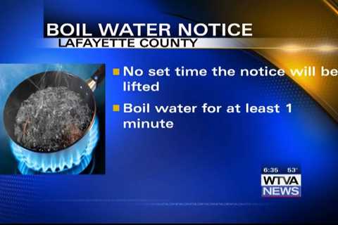 City of Oxford under boil water alert