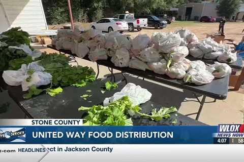 United Way of South Mississippi holds food distribution at Stone County Fairgrounds