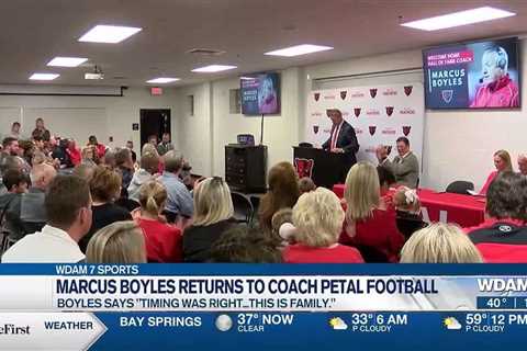 Marcus Boyles returns to coach Petal football