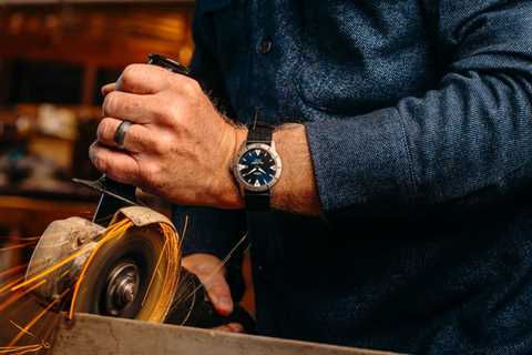 Huckberry x Zodiac Super Seawolf Titanium Skin Diver Watch