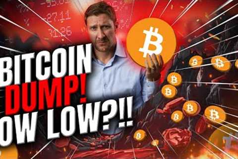 BITCOIN DUMPS WHERE ARE THE LOWS!!! EP 1088