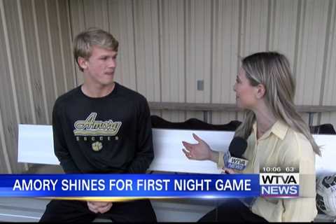 Amory High School hosted first nighttime game since devastating tornado