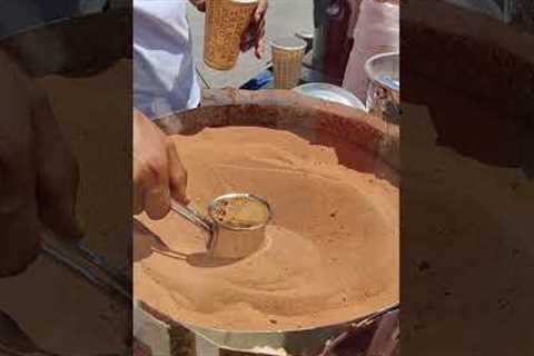 Turkish Coffee Brewed On Heated Desert Sand