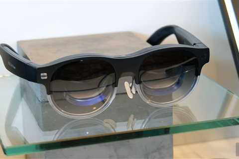 The ASUS AirVision M1 glasses give you big virtual screens in a travel-friendly package