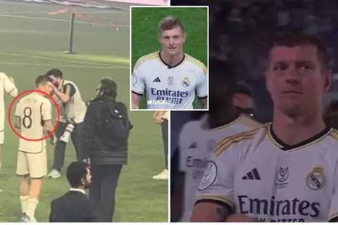 Fans spot what Toni Kroos did after being booed by fans in Saudi Arabia yet again