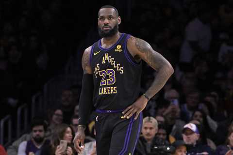 LeBron James Had to Push Unruly Fan Away After He Walked Up to Lakers’ Bench in Bizarre In-Game..