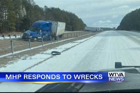 Roads remain hazardous across much of Mississippi