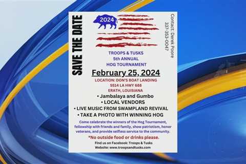 Troops & Tusks hosting 5th Annual Hog Tournament