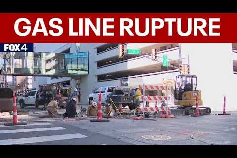 Fort Worth police, fire called to gas main rupture near hotel explosion site