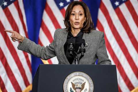 Kamala Harris says Trump is 'proud that women suffer in silence'