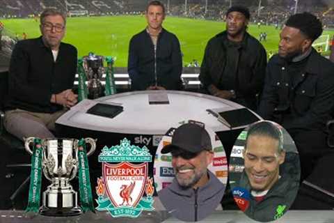 Fulham vs Liverpool 1-1(2-3) The Kop Through To Carabao Cup Final🏆 Jurgen Klopp And Virgil Reaction