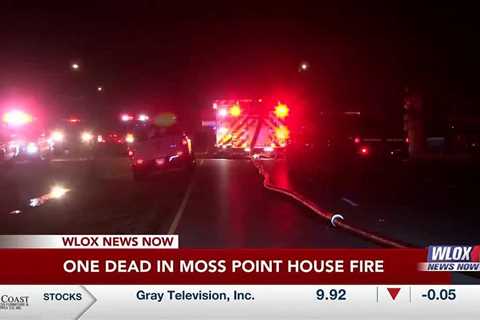 House fire in Moss Point leaves one dead, one trapped