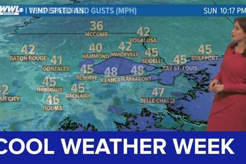 Nice and cool weather this week