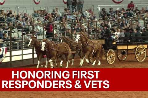 Fort Worth Stock Show & Rodeo honors military members, first responders