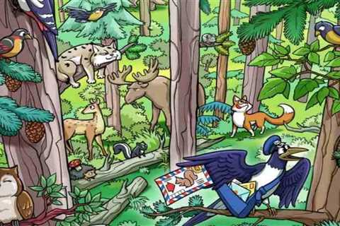 Everyone can see the birds in the jungle – but you have 20/20 vision if you can spot the hidden..