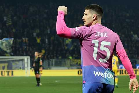 Jovic admits ‘2024 has started great’ for him after his winning goal against Frosinone