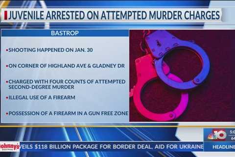 Bastrop juvenile accused of Second-Degree murder in connection with Gladney Drive shooting; arrested