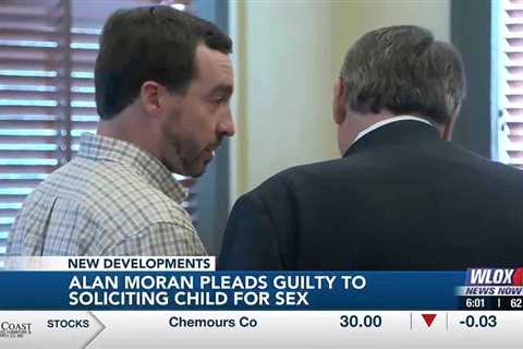 Alan Moran pleads guilty to sex related charges