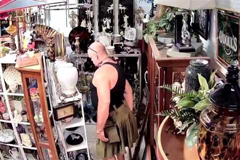 Caught on Camera: Man captured putting items up kilt at Spring antique mall