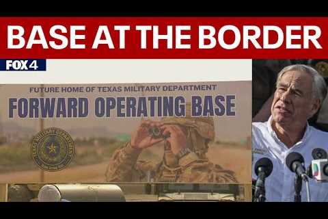 RAW: Gov. Abbott announces military base at border – Full News Conference