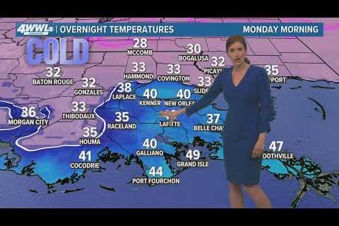 Light freeze Monday morning north and west of the lake; warming up this week