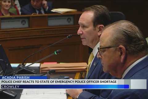 Acadiana police chiefs react to the governor’s executive order