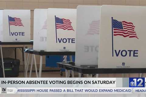 In-person absentee voting for Presidential Primary begins Saturday