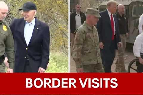 Biden, Trump make dueling visits to U.S.-Mexico border