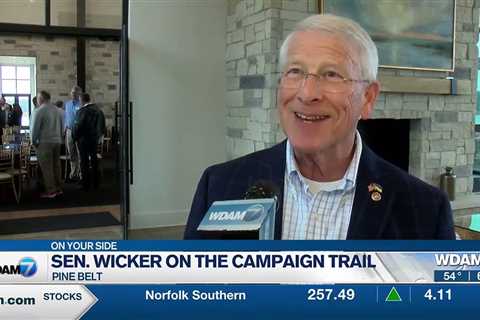 Wicker campaigns in the Pine Belt