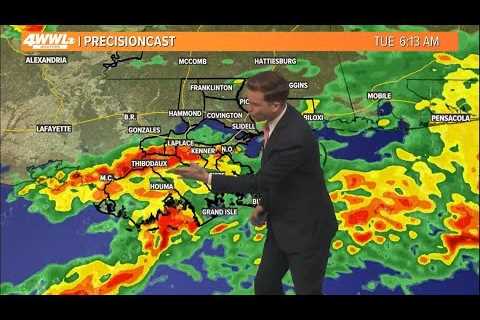 New Orleans Weather: Heavy rain could impact Tuesday morning