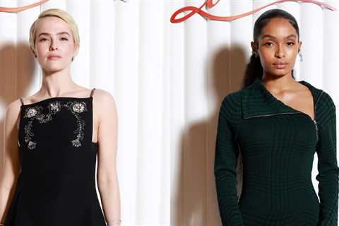 Zoey Deutch Shows Off New Pixie Cut at Christian Louboutin’s Paris Fashion Week Event with Yara..