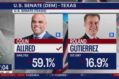 Colin Allred wins US Senate Democratic nomination