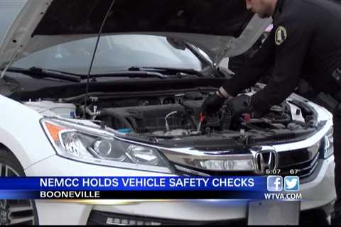 NEMCC campus police holding vehicle safety checks