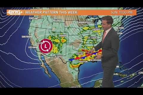 New Orleans Weather: Slow moving cold front could bring stormy weather