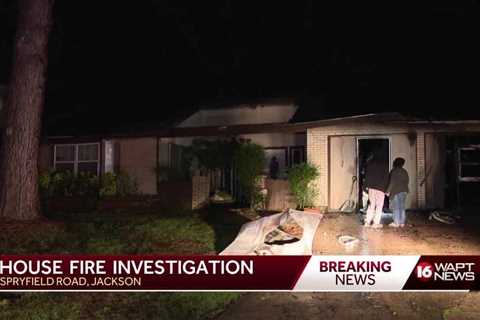 House goes up in flames while homeowner at work