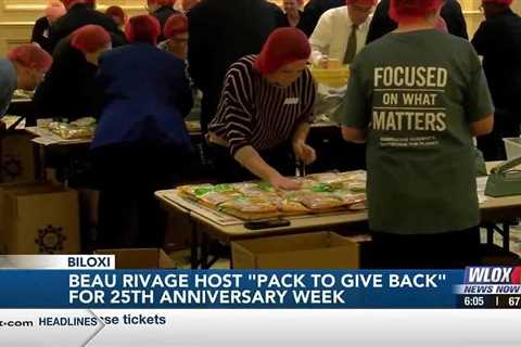 Beau Rivage Casino Resort celebrates 25th years by providing meals for those in need