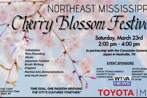 Interview: North Mississippi Cherry Blossom Festival is Saturday, March 23rd