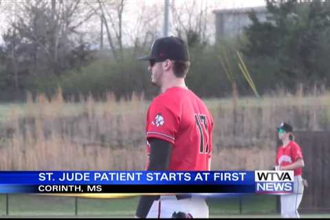 Corinth High School baseball player starts first game since cancer diagnosis