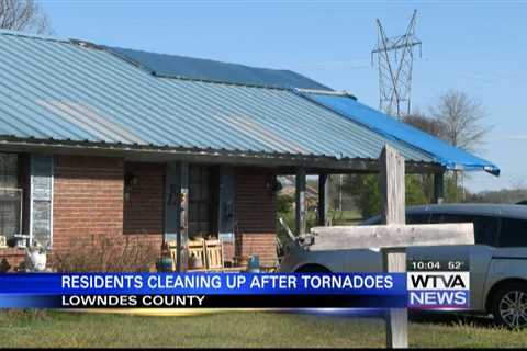 Cleanup process still underway after two tornados hit Lowndes County