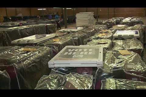 Voting booths ready for Louisiana Primary Day