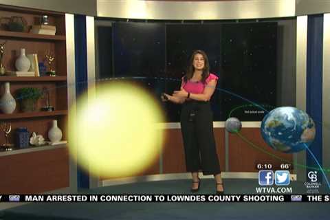 Chelsea demonstrates DIY solar eclipse viewer