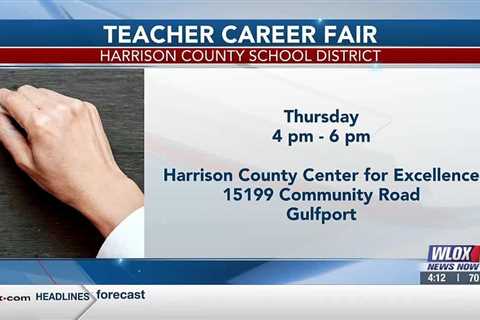 Happening Thursday: Harrison County School District holding Teacher Career Fair