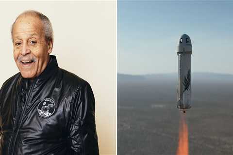 Bezos resuming Blue Origin spaceflights with the man selected to be the nation's first Black..