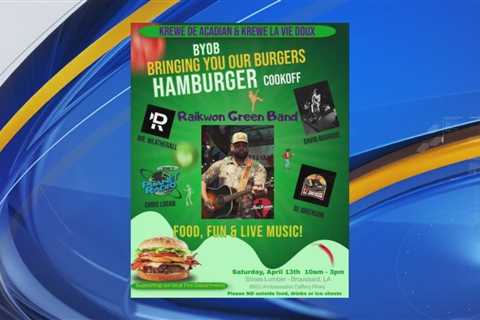 2 Mardi Gras Krewes partnering for B.Y.O.B. (Bringing You Our Burgers) Hamburger Cookoff