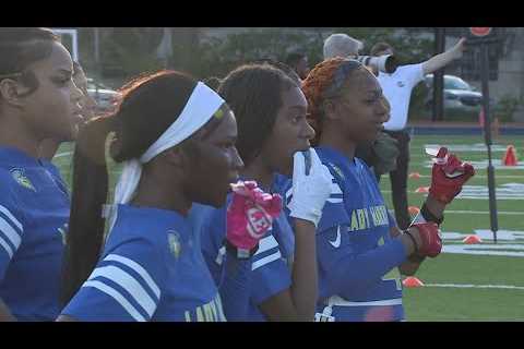 Girls flag football kicks off in New Orleans